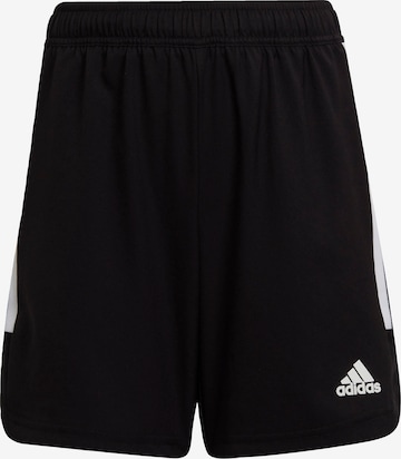 ADIDAS PERFORMANCE Workout Pants 'Condivo 22 Match Day' in Black: front