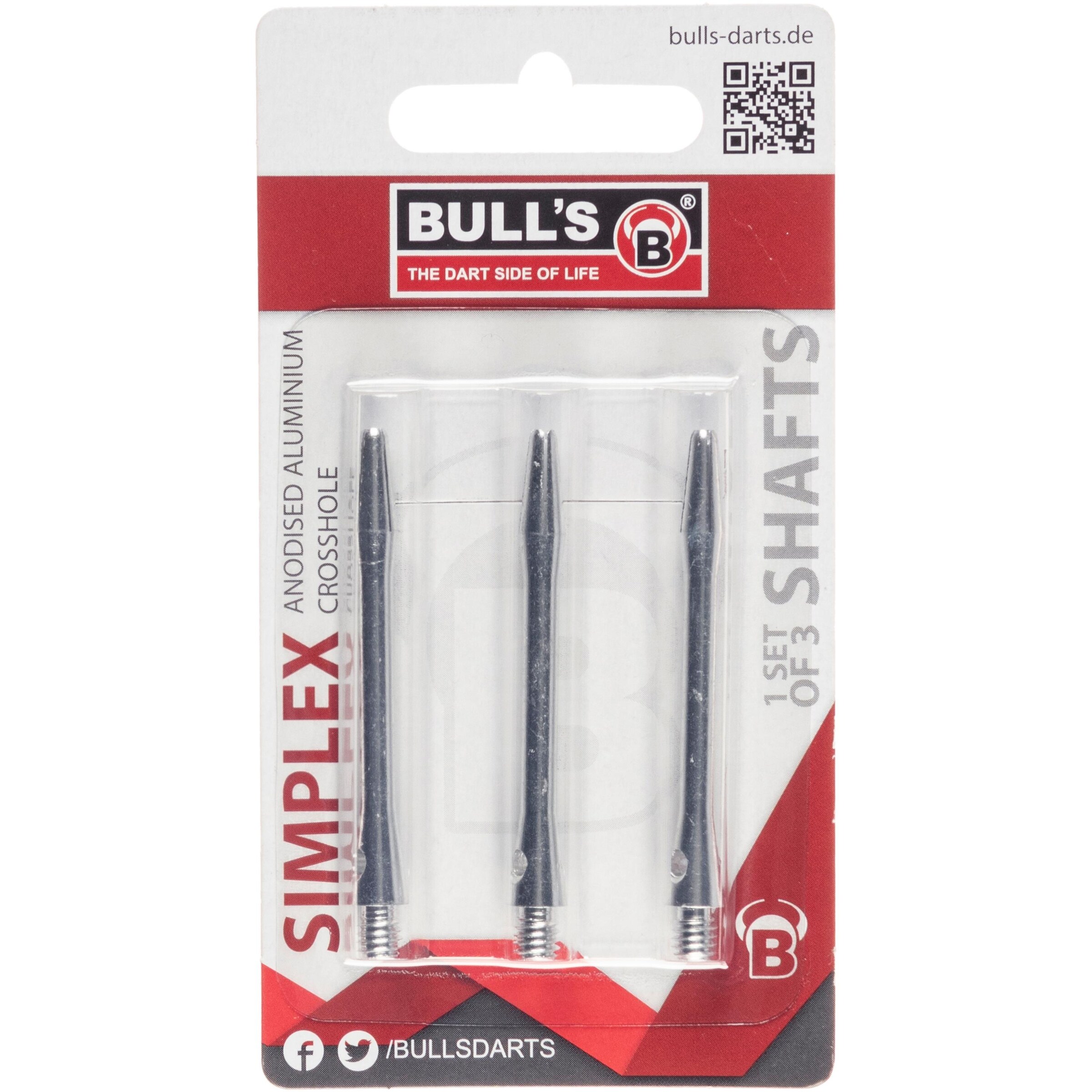 BULL'S Dartpfeil in Silber