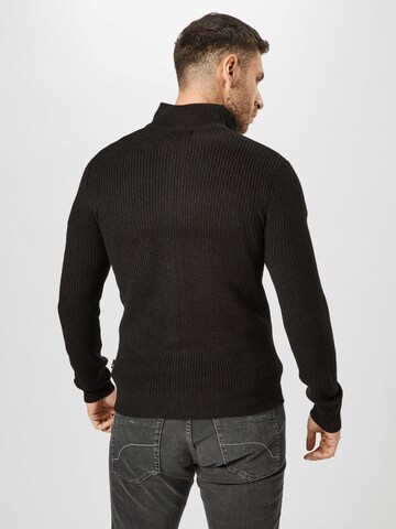 BURTON MENSWEAR LONDON Regular fit Knit cardigan in Black