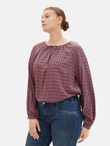 Tom Tailor Women + - Blusa em castanho: frente