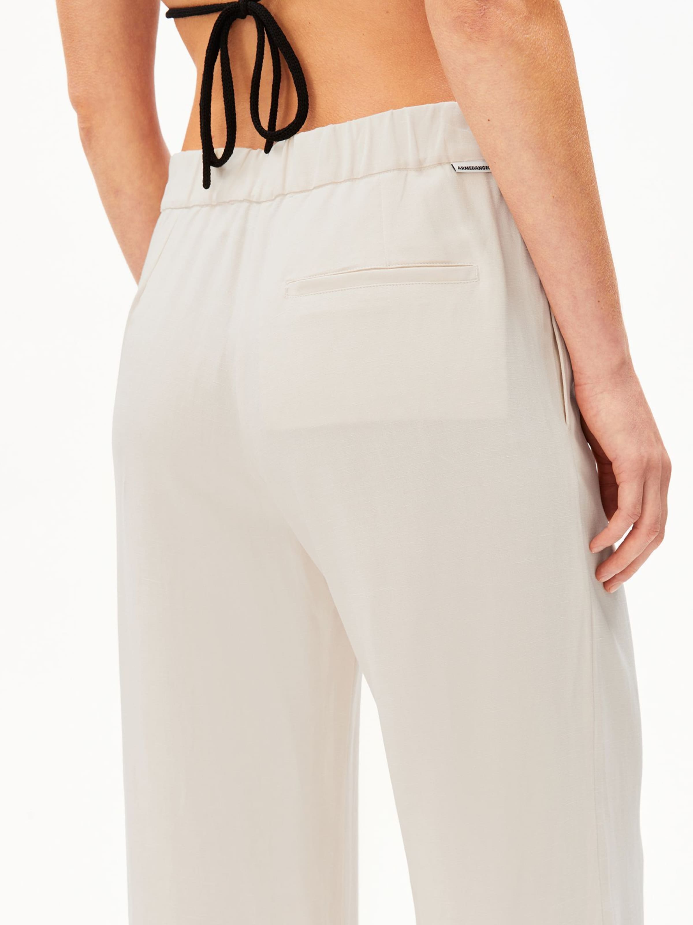 ARMEDANGELS Loosefit Broek in Beige: voorkant