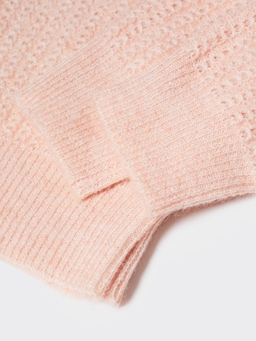 MANGO Sweter 'Rey' w kolorze różowy