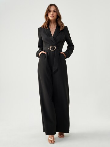 BWLDR - Jumpsuit 'ATTICA' en negro: frente