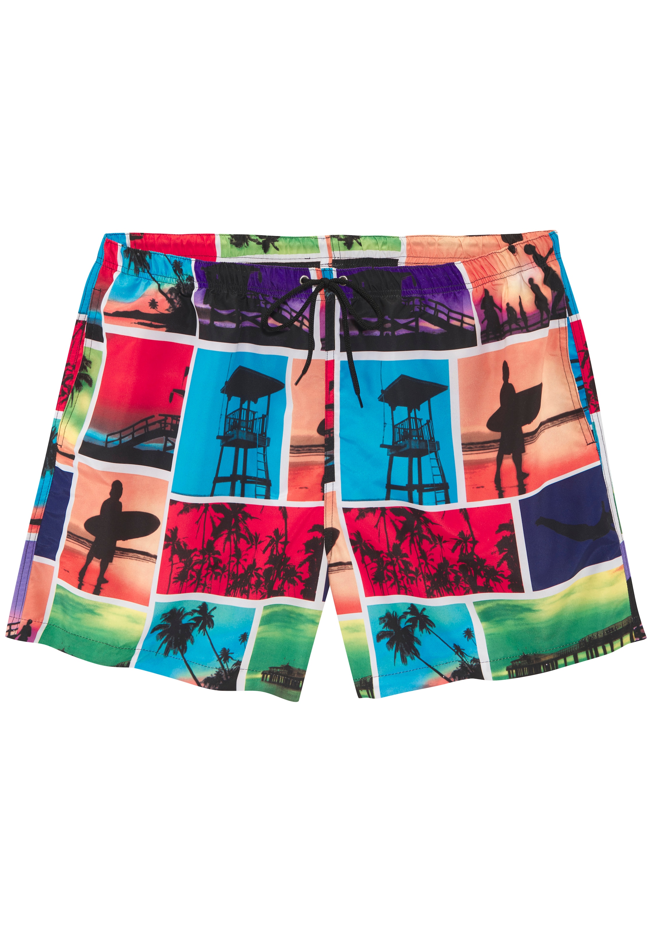 JOHN DEVIN Board Shorts in Mixed colors: front