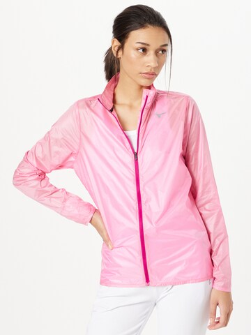 MIZUNO Αθλητικό μπουφάν 'Aero' σε ροζ: μπροστά