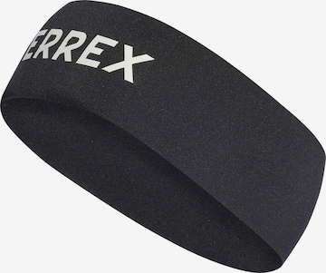 ADIDAS TERREX Athletic Headband in Black: front