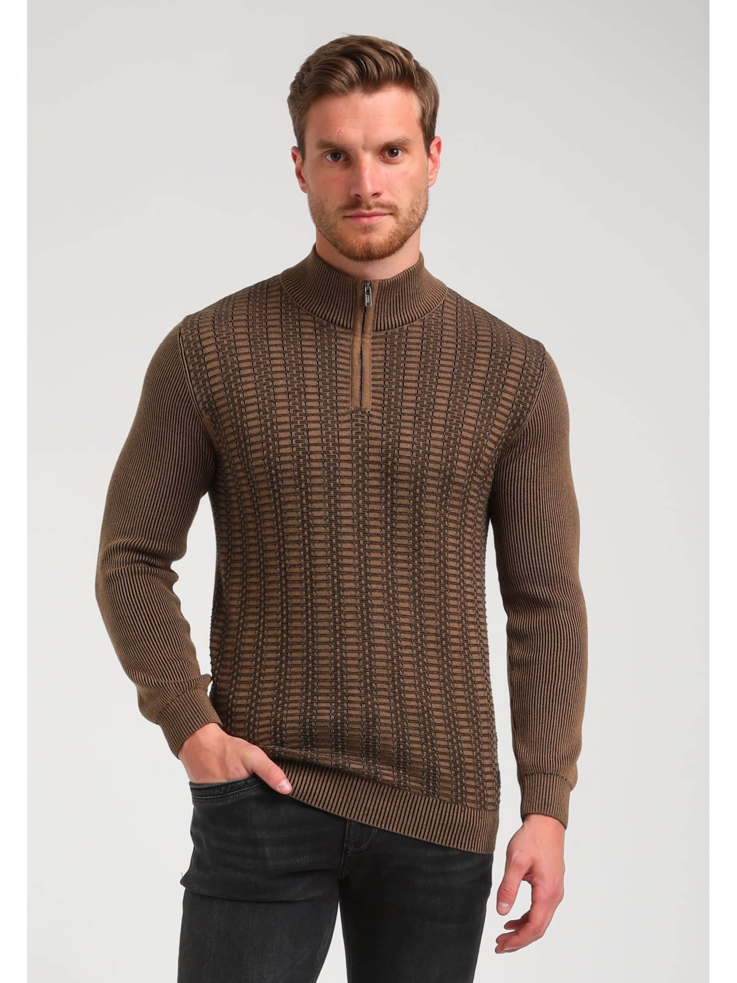 Gabbiano Trui in XXL in de kleur Bruin, Productweergave