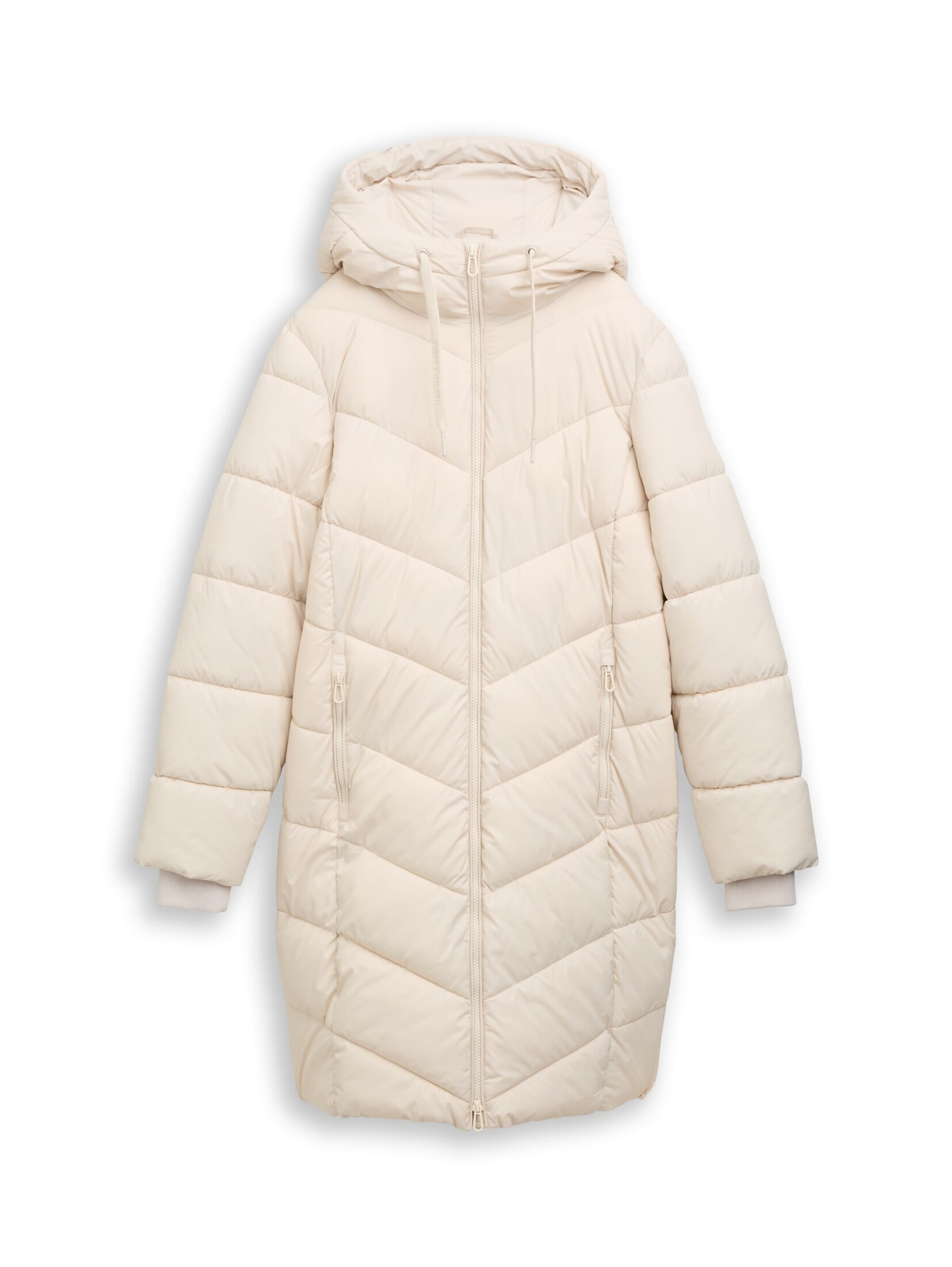 TOM TAILOR Winter coat in Beige: front