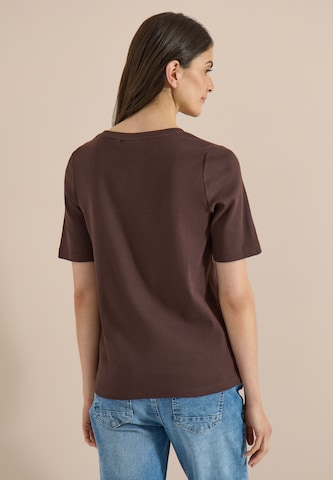 CECIL T-Shirt in Braun