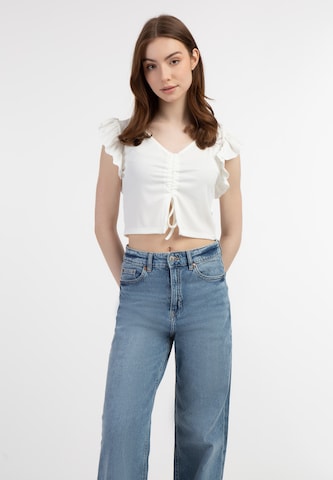 MYMO Top in White: front