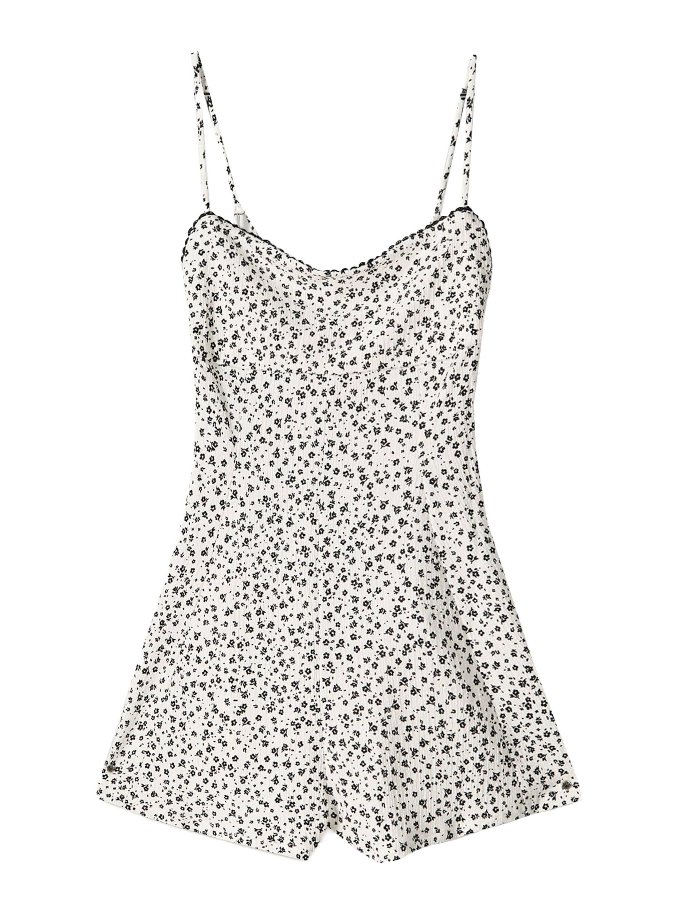 Bershka Jumpsuit in Beige: Vorderseite