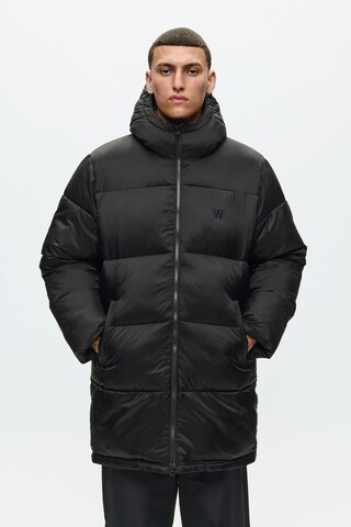 DOUBLE A Winter Jacket 'Claus' in Black: front