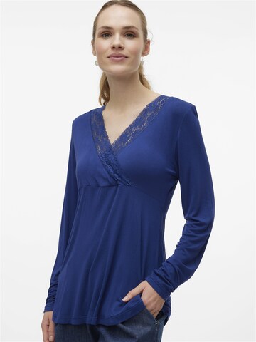 MAMALICIOUS Shirt 'GIOVANNA' in Blau