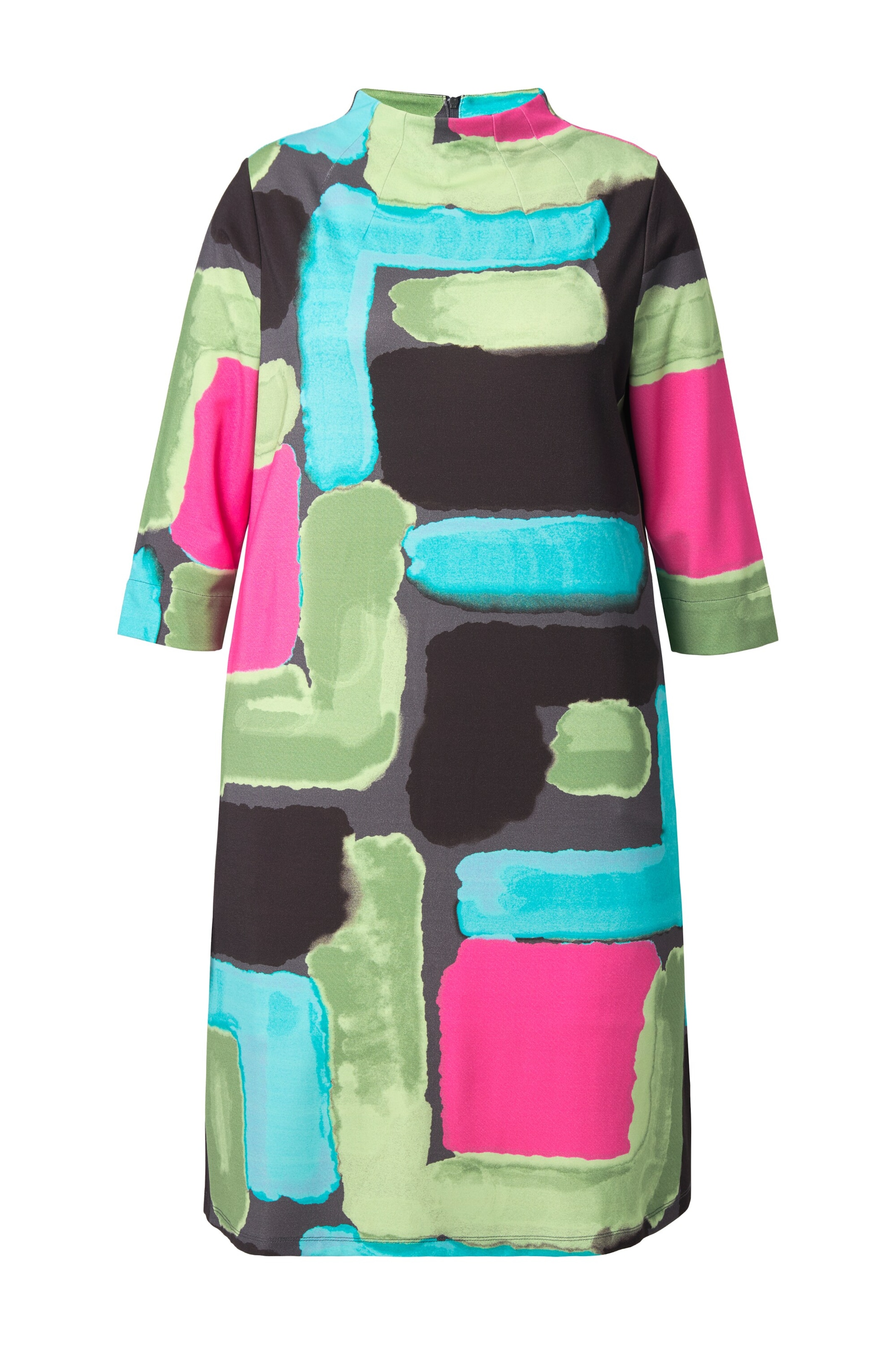 Ulla Popken Jurk in Blauw: voorkant