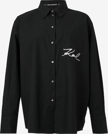 Karl Lagerfeld Pusero värissä musta: etupuoli