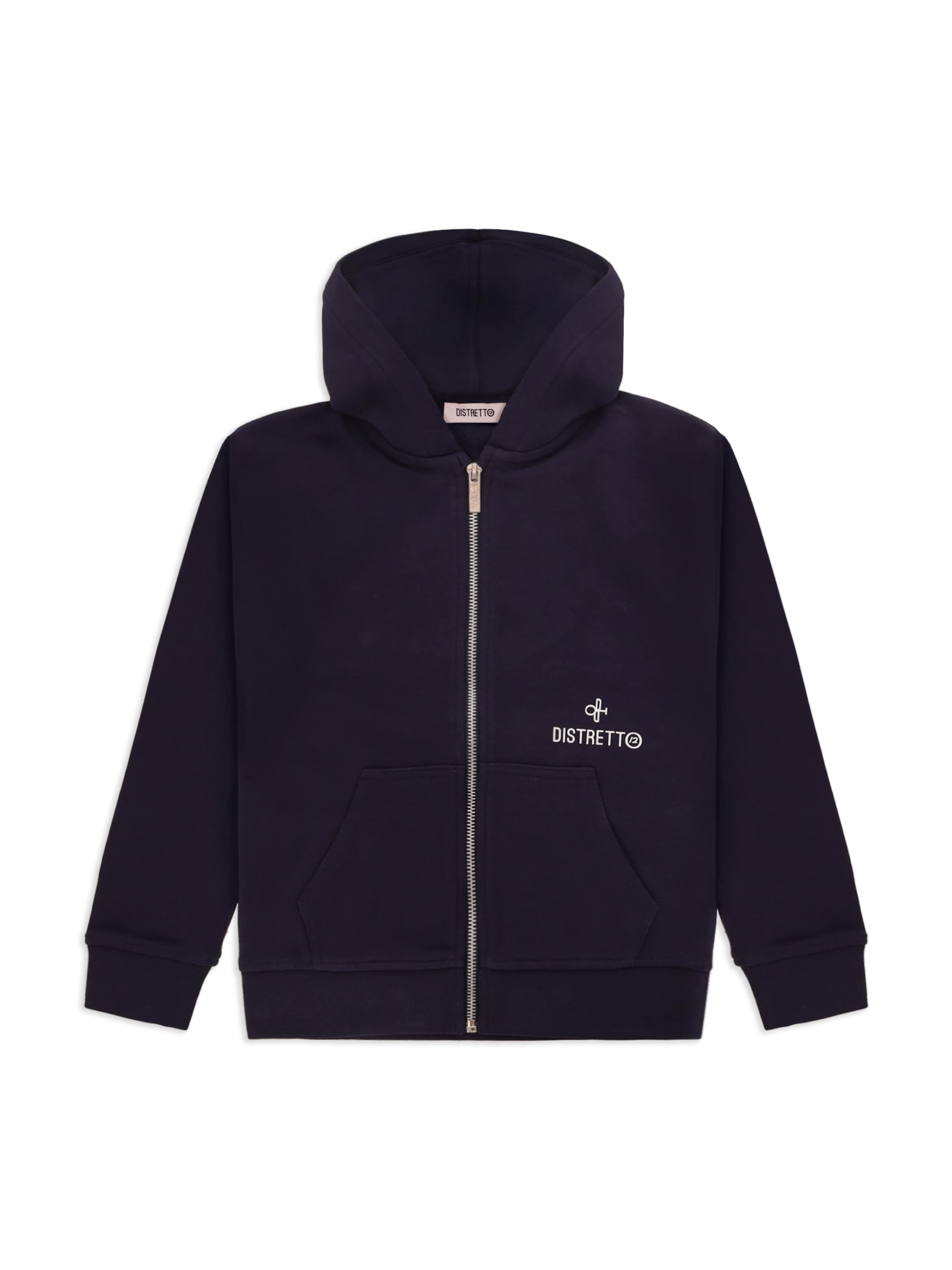 Distretto12 Sweatvest 'LISBONA' in Blauw: voorkant