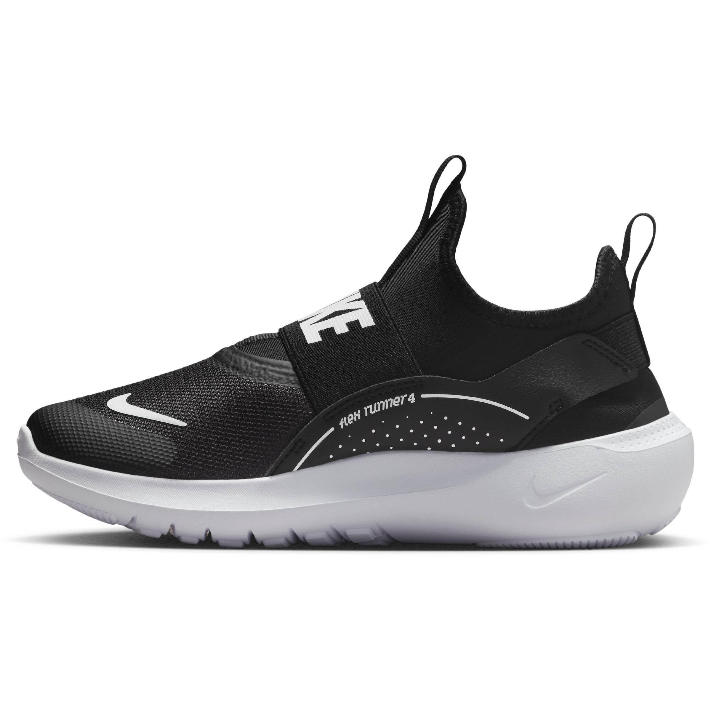 Pantofi sport 'Flex Runner 4 GS' de la NIKE pe negru: față