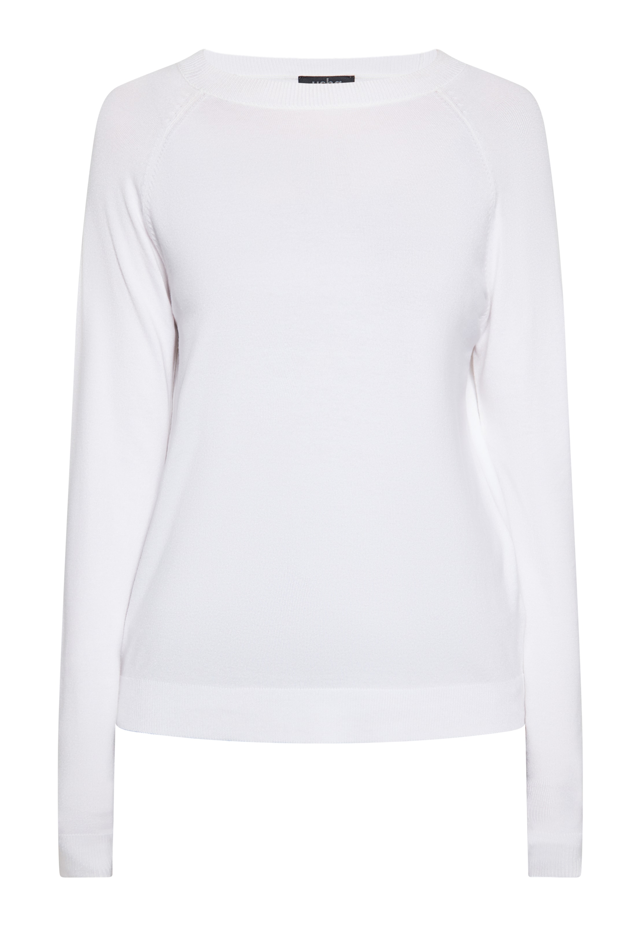 usha BLACK LABEL Pullover in Weiß: Vorderseite
