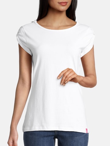 salzhaut Shirt 'Biike' in Weiß