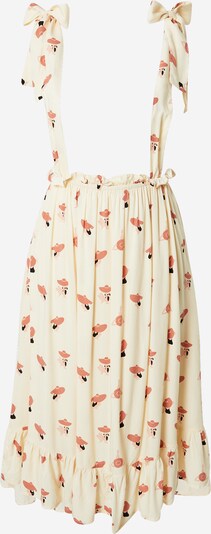 Compania Fantastica Robe d’été 'Vestido' en beige / jaune / rouge / noir, Vue avec produit