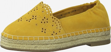 TAMARIS Espadrilles in Geel: voorkant