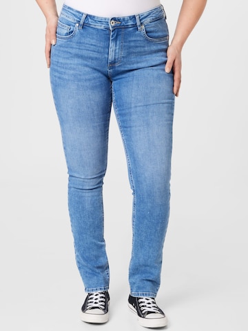 ONLY Carmakoma Regular Jeans 'Willy' in Blauw: voorkant