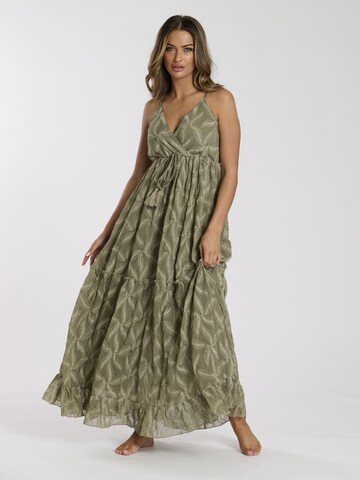 South Beach Kleid in Grün: Vorderseite