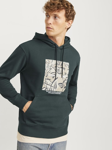 JACK & JONES Sweatshirt 'JORVesterbro' in Groen