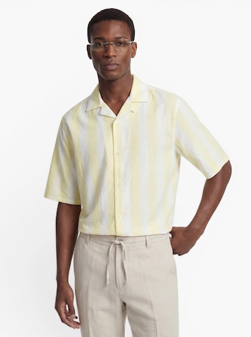 Only & Sons Comfort Fit Πουκάμισο 'ONSTES' σε κίτρινο: μπροστά