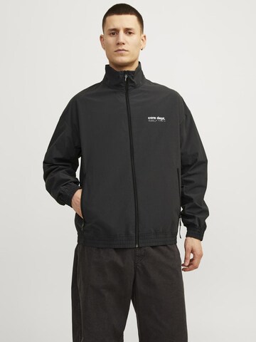 JACK & JONES Funktionsjacke in Schwarz: Vorderseite