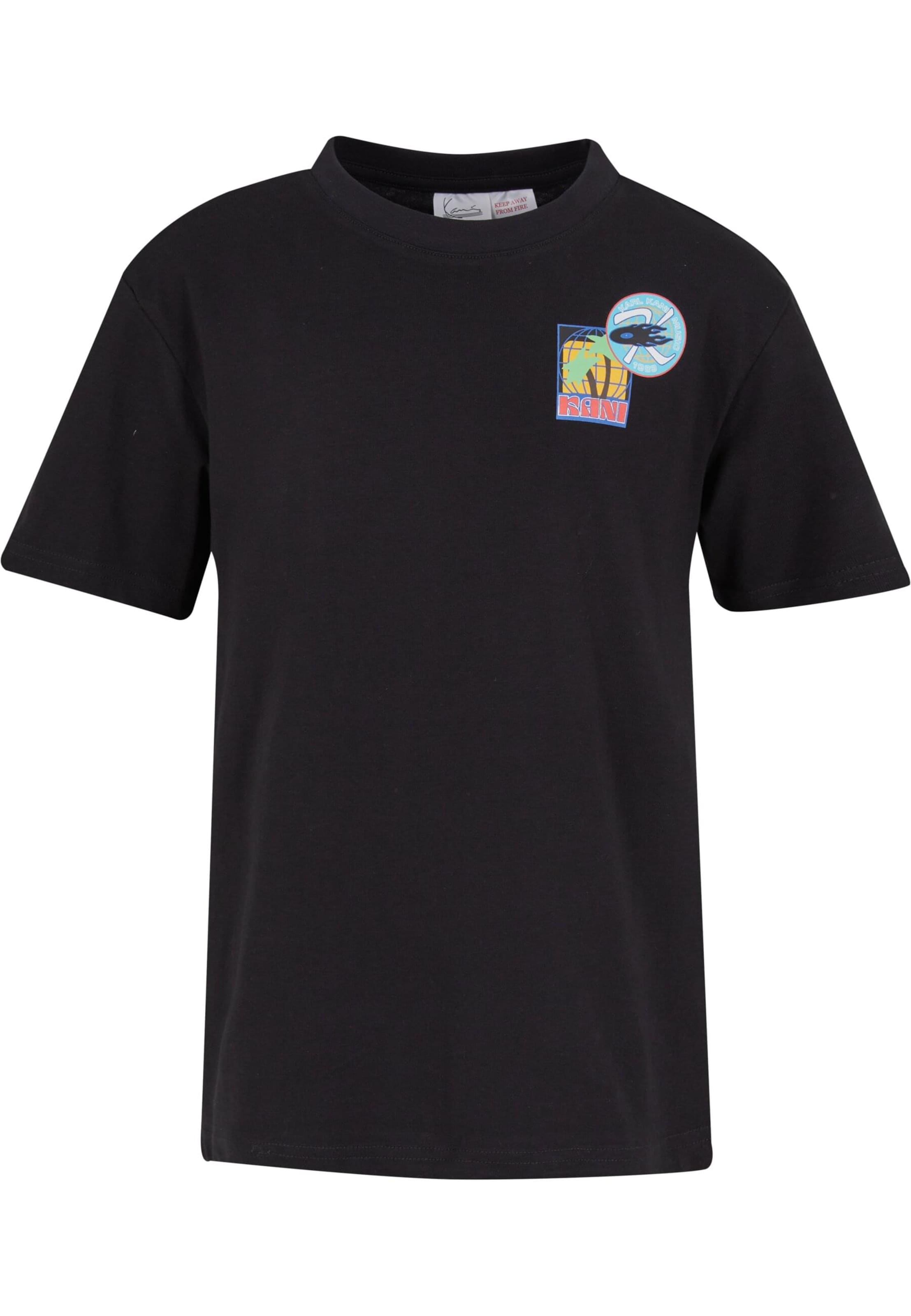 T-Shirt Karl Kani en noir : devant