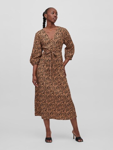 VILA Dress 'FREDA' in Brown: front