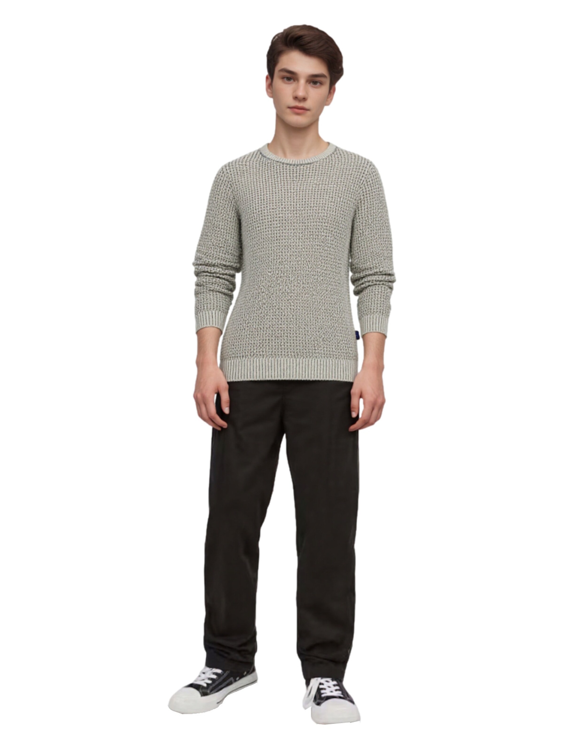 Jack & Jones Junior Trui 'Global' in Grijs