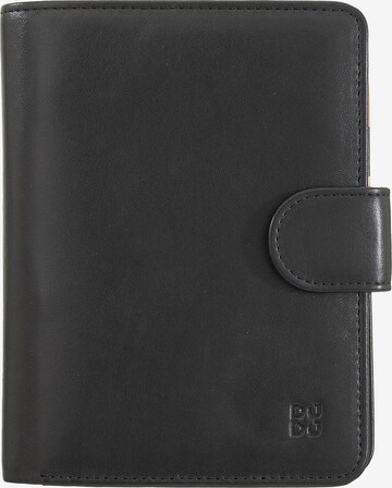 DuDu Wallet in Black: front