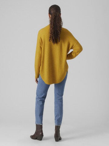 VERO MODA Sweater 'PLAZA' in Yellow