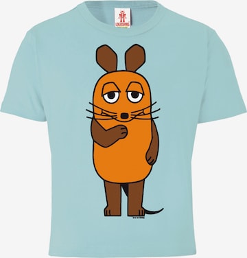 LOGOSHIRT Shirt 'Die Sendung mit der Maus - Maus' in Blue: front