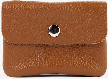 lePelou Portemonnaie 'ELISA' in Braun: Vorderseite