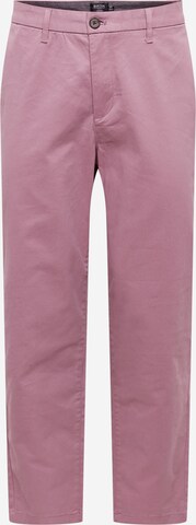 BURTON MENSWEAR LONDON Tapered Chino nadrág - lila: elől