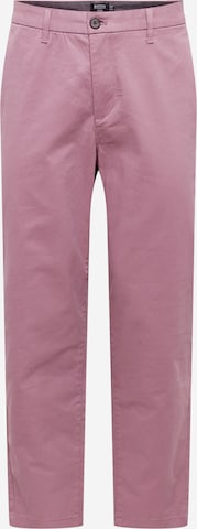 Effilé Pantalon chino BURTON MENSWEAR LONDON en violet : devant