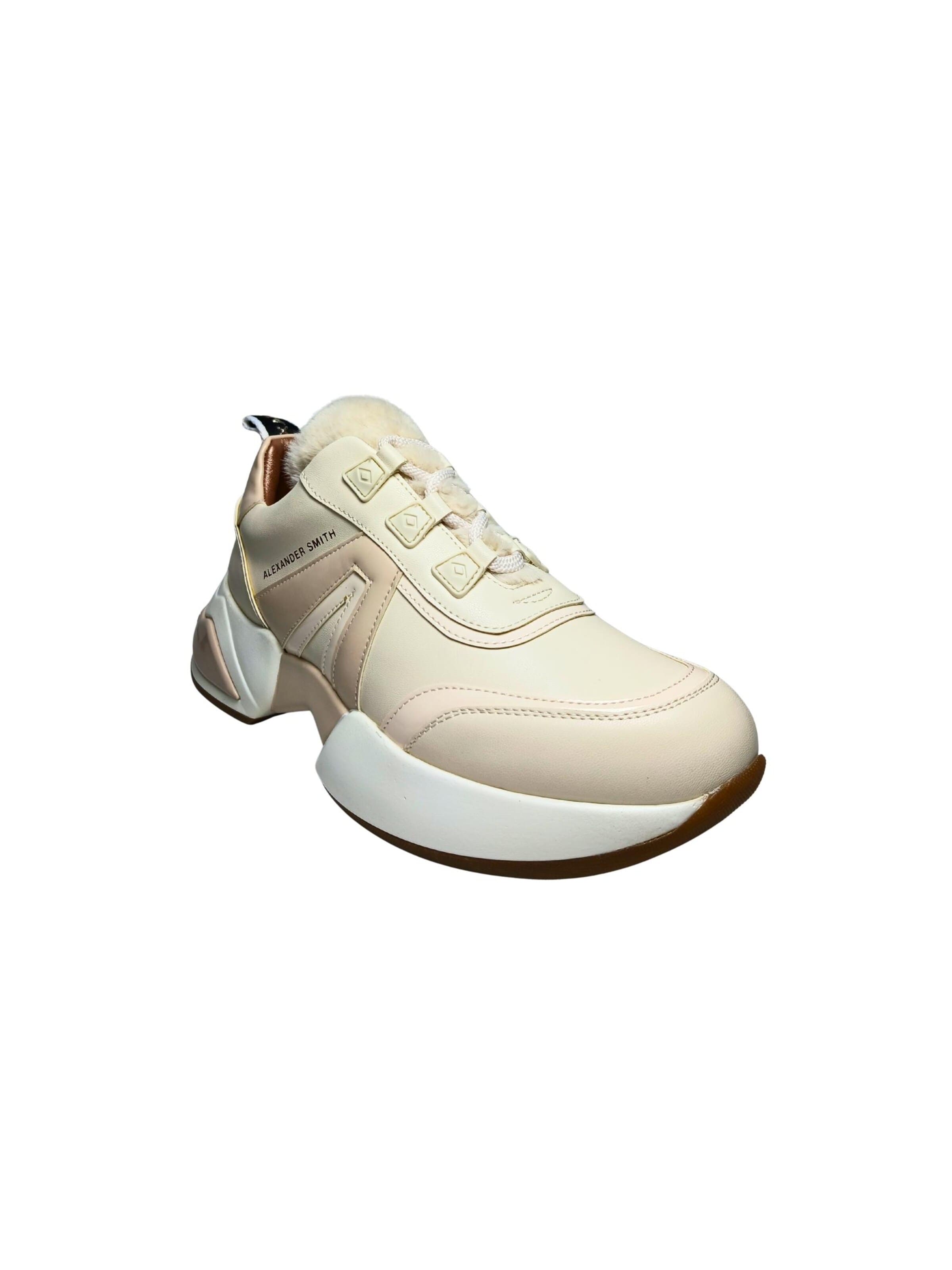 Alexander Smith Sneakers laag in Beige: voorkant