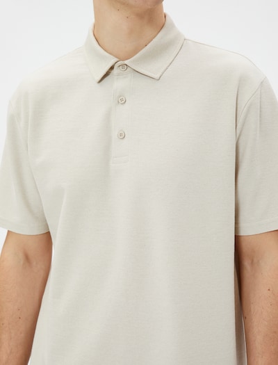 Koton Poloshirt in kitt, Produktansicht