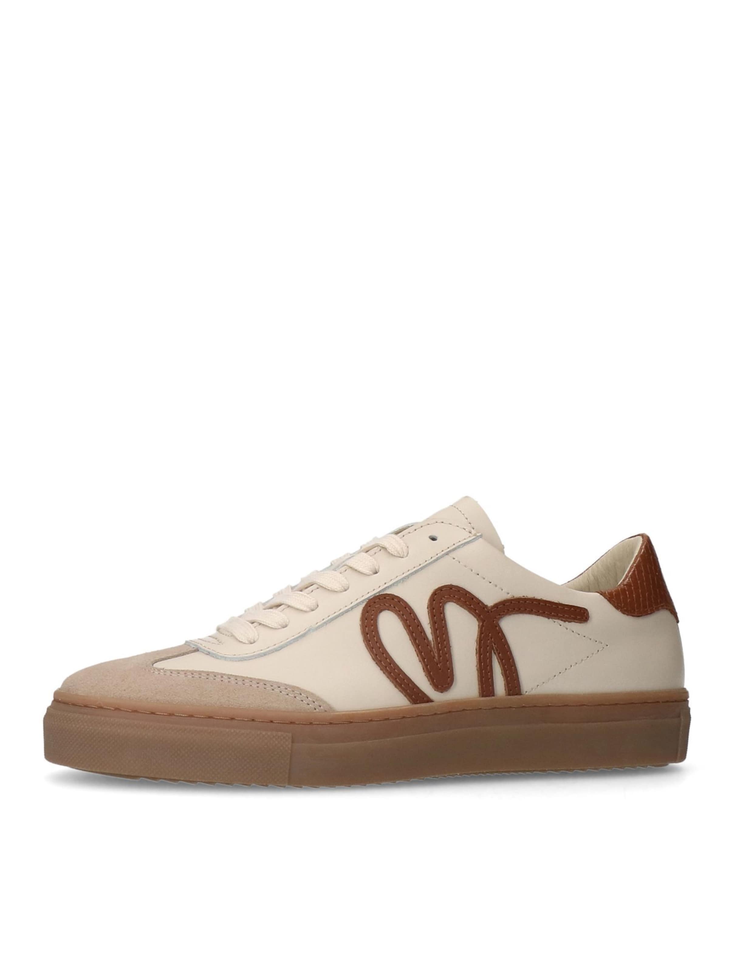 MANFIELD Sneaker in Beige: Vorderseite