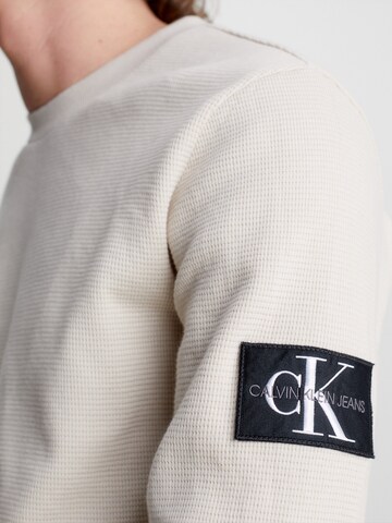 Calvin Klein Jeans regular Bluser & t-shirts i beige