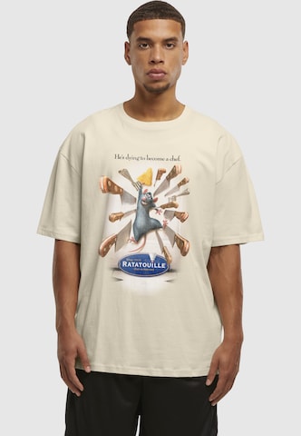 Merchcode Shirt 'Ratatouille Poster' in Beige: front