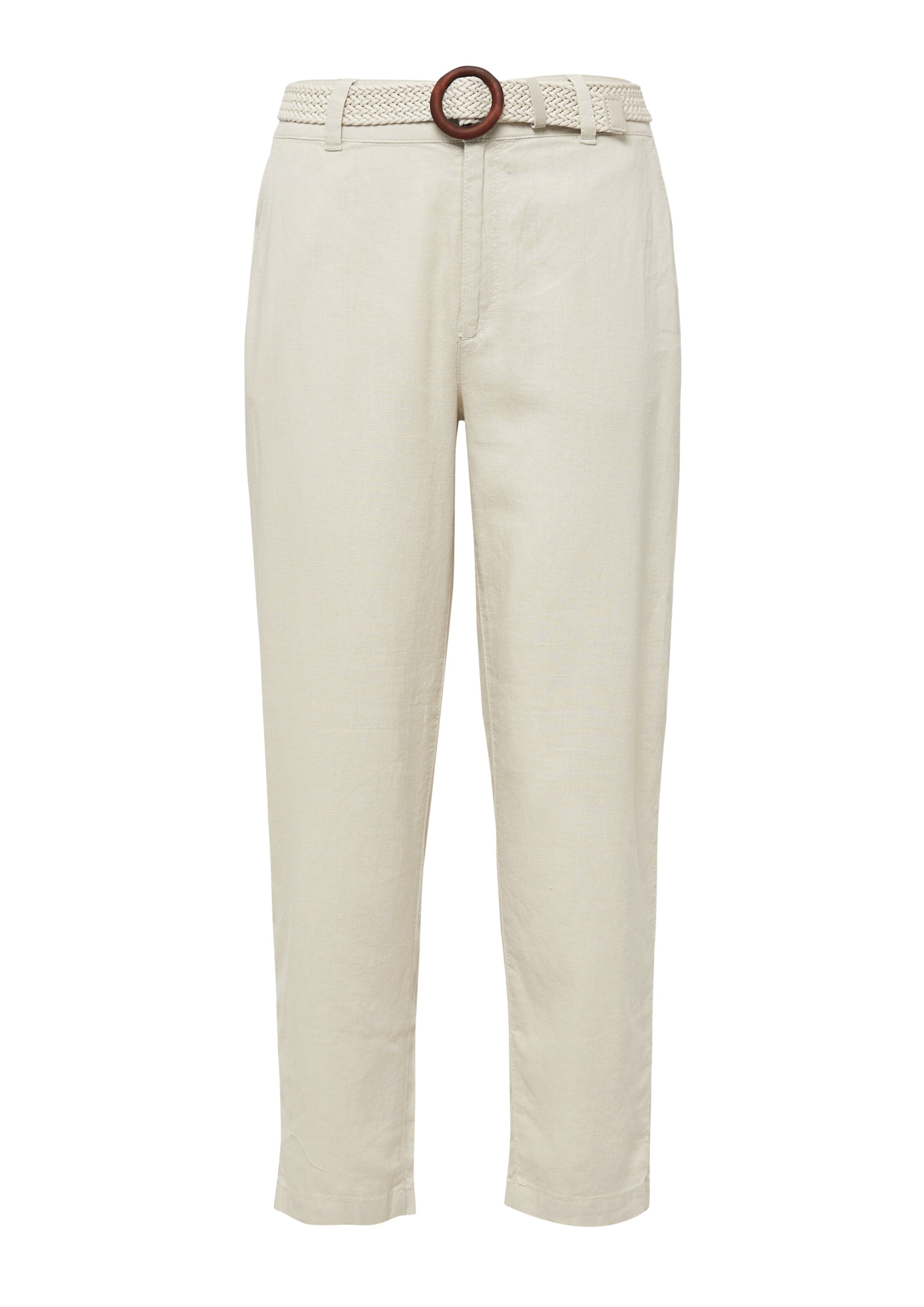 s.Oliver Loosefit Chino in Beige: voorkant