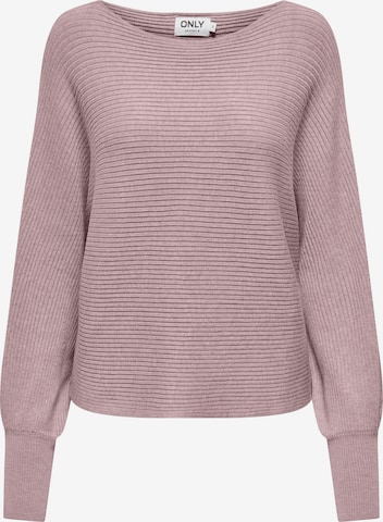 purpurinė ONLY Megztinis 'ONLAdaline': priekis