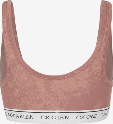 Calvin Klein Underwear Triangle Bra in Red