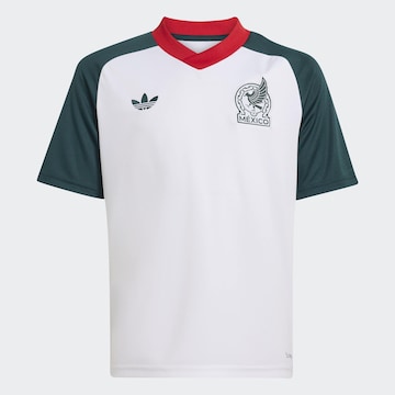 T-Shirt fonctionnel 'Mexico 26 Away Kids Pre Match' ADIDAS PERFORMANCE en blanc : devant