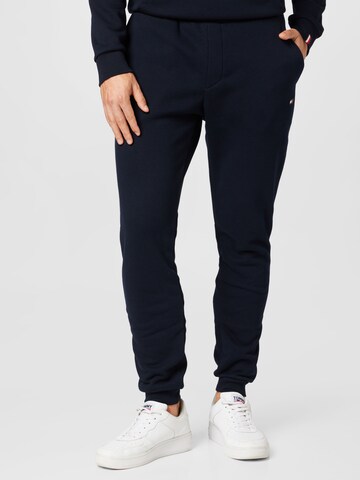 TOMMY HILFIGER Tapered Trousers in Blue: front