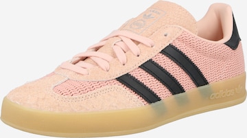 rožinė ADIDAS ORIGINALS Sportbačiai be auliuko 'GAZELLE': priekis